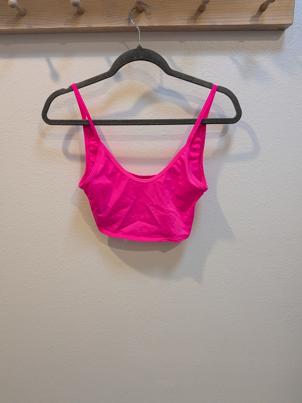 NWOT Hot Pink Rave Camisole Top M/L